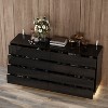 FUFU&GAGA High Gloss Dresser With Light Chest 8 Drawers and Tabletop - 2 of 4