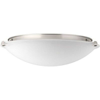 Brushed Nickel 16" LED Dome Flush Mount Light