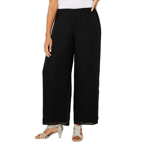 Catherines Women's Plus Size Petite Cocktail Pant - image 1 of 4