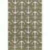 Unique Loom Outdoor Coastal Ahoy Solid Print Woven Area Rug - 2 of 4