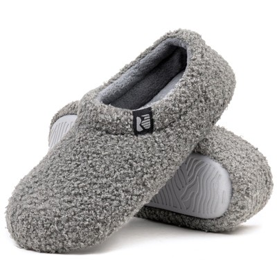 Rockdove Women's Teddy Fleece Closed Back Slipper, Size 11-12 Us Women ...