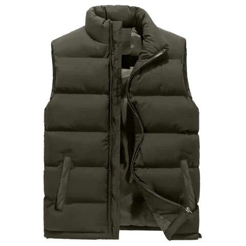 Spire By Galaxy Men's Modern Fit Heavyweight Puffer Bubble Vest