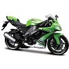2010 Kawasaki Ninja ZX-10R Green 1/12 Diecast Motorcycle Model by Maisto - 2 of 3