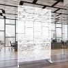 CAVINAS Matrix Metal Decorative Patio Screens, Outdoor & Indoor, Freestanding Decorative Privacy Screen for Deck Balcony Patio - 4 of 4