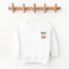 The Juniper Shop Patriotic Cherries Coquette Toddler Sweatshirt - 2 of 4