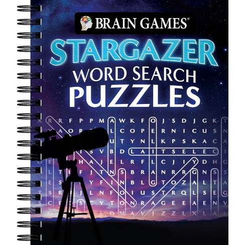 Brain Games - Stargazer Word Search Puzzles - by Publications International  Ltd & Brain Games (Spiral Bound)