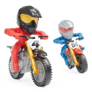 Supercross Race and Wheelie Competition Set with Deluxe Ramp - 1 of 4