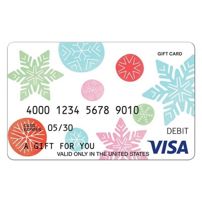 VISA Holiday Gift Card  - $50 + $5 Fee