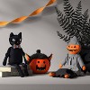 Knit Cat Sitabout Character Figurine - Hyde and EEK! Boutique™ Black - 2 of 3