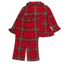 RuffleButts Toddler Girls Holiday Ruffle Flare Pajama Set - 2 of 2
