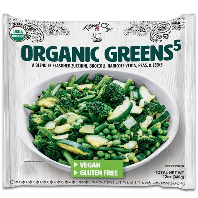 Tattooed Chef Frozen Organic Greens - 12oz