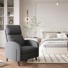 FLEXISPOT XC2 Recliner Chair for Adults, Fabric Small Recliner, Adjustable Single Sofa with Footrest for Living Room or Home Theater, Gray - 3 of 3