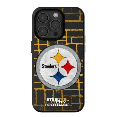 NFL AFC Teams Brick Wall MagSafe Compatible Cell Phone Case for Apple iPhone