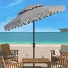 Venice 9Ft Round Double Top Crank Umbrella - PAT8210 - Safavieh - 2 of 4