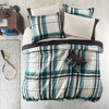 NicBex 7 PCS Microfiber Twin Plaid Bed Set,Comfort Sheets Set for Bedroom - 4 of 4