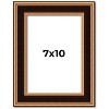 PosterPalooza | Photo Size Weathered Gold Picture Frame - UV Acrylic, Foam Board Backing, Hanging Hardware - 2 of 4