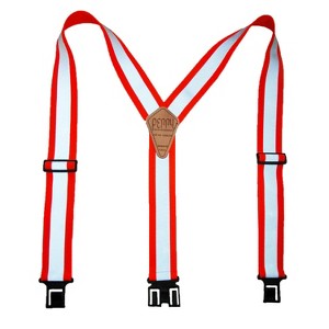 Perry Suspenders Big & Tall Elastic Hook End Reflective Suspenders - 1 of 4
