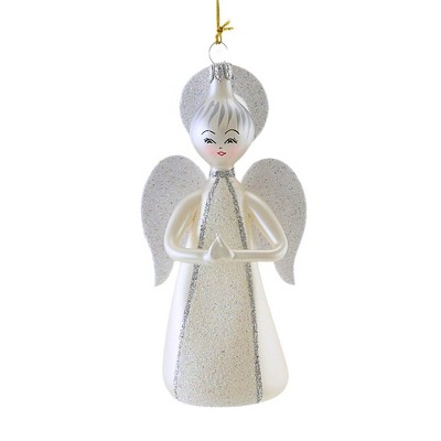 Italian Ornaments 5.5 Inch Halo In Prayer Christmas Angel Ornament Tree Ornaments