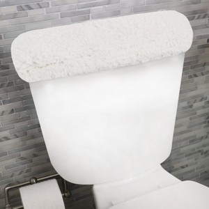 10"x22" Waterford Collection White Cotton Tufted Bath Rug - Home Weavers - 1 of 4