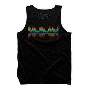 Men's Design By Humans Audio City By clingcling Tank Top - 1 of 4