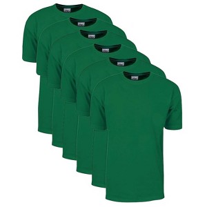 6 Pack Shaka Wear Men's Max Heavyweight Short Sleeve Crew Neck T-Shirt - 1 of 4