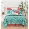 C&F Home Madison Aqua Cotton Cotton Quilt Set - Reversible and Machine Washable - 4 of 4