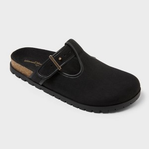 Women's Darby T-Strapped Mule Shoes with Memory Foam Insole