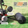 VEVOR Tow Behind Lawn Roller, 400lbs Sand/Water Filled Yard Roller, LLDPE Drum and Steel Frame Sod Roller with Easy-turn Plug, Black - 3 of 4