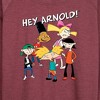Women's - Hey Arnold! - Group Shot Lightweight French Terry Wide Neck Long Sleeve Shirt - 2 of 4