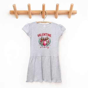 The Juniper Shop Coquette Valentine Vibes Toddler Graphic Dress - 1 of 3