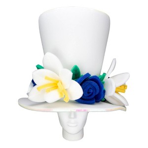 Foam Party Hats Lilies and Roses Bride Hat - 1 of 4