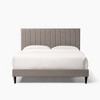 NicBex Queen Upholstered Bed Frame with Tufted Headboard,Platform Bed with Wood Slats Support,Noise-Free,No Box Spring Needed,Easy Assembly,Gray - 2 of 4