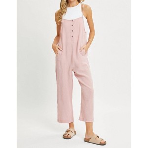 Women's Gauze Jumpsuit - Sweet Lovely by Jen - 1 of 3