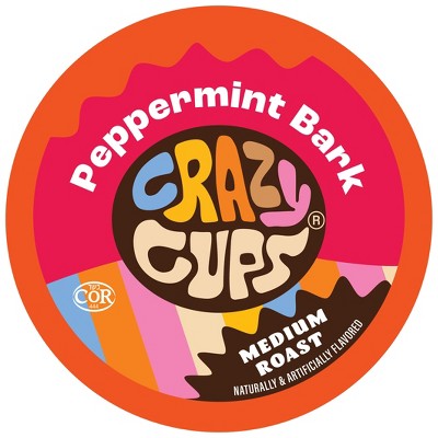 Crazy Cups Peppermint Bark Flavored Coffee Pods