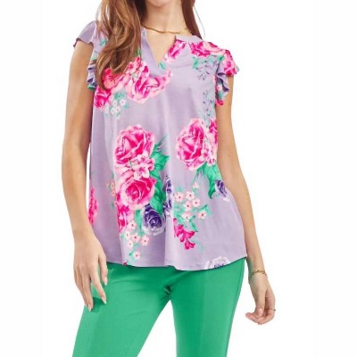 Women's Flutter Sleeve Top - Dear Scarlett