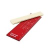 Dritz Machine Seam Gauge and 1/8" Adhesive Guide for Straight Lines: Sewing Tools, 7.25" Length, 2.875" Width - 2 of 4