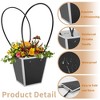 Unique Bargains Bouquet Bag with Handle for Florist Gift Packaging Birthday Christmas Mother's Day Wedding 10 Pcs - 3 of 4