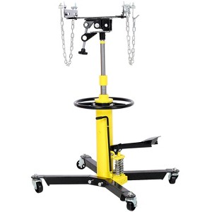 Transmission Jack, High Lift 1660 Lbs Hydraulic Telescoping Transmission Jack 2 Stage Hydraulic Ram Floor Jack - 1 of 4