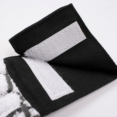 Noir and White Cotton Terry Dish Towel Set