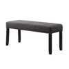 NicBex Elegant Nailhead Trim Ottoman Bench with Wooden Legs,Upholstered Shoe Bench Dining Bench for Living Room,Entryway - 2 of 4