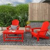 WestinTrends  4-Piece Outdoor Paio Adirondack Conversation Set - 2 of 4