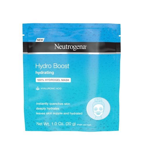 Neutrogena Hydro Boost Moisturizing Sheet Mask with Hyaluronic Acid for Dry  Skin - 1 oz