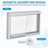 House Window,4 Gear Opening Position Adjustment Roof Window, 5 mm Reinforced Glass Casement Window with Pull Down Magnetic Mesh - 4 of 4