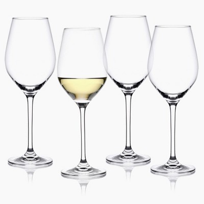 Duka Set Of Four 12-oz White Wine Glasses : Target