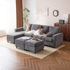 EROMMY 6 - Piece Modular Sectional Couch, Modular Couches and Sofas Sectional with Storage for Living Room - 2 of 4