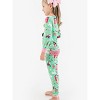 RuffleButts Toddler Girls Viscose from Bamboo Ruffle Long Sleeve Pajama Set, Signature Rear Ruffles - 4 of 4