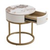 NicBex Modern 31.5" Round Coffee Table with Storage Drawers for Living Room and Office - 3 of 4