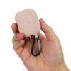 Insten Silicone Case Compatible with Airpods 3 3rd Gen 2021 Earbuds Protective Cover with Carrying Keychain for Girls Women Boys Men, Sand Pink - 2 of 4