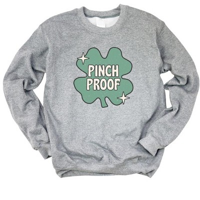 Simply Sage Market Women's Graphic Sweatshirt Pinch Proof Shamrock