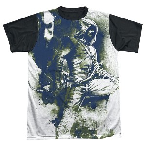 Men's Arrow Spray Paint Short Sleeve Costume T-Shirt - 1 of 4